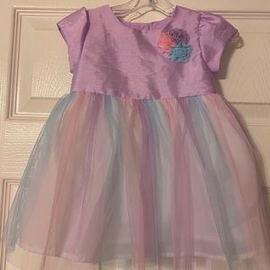 12months rainbow tutu dress